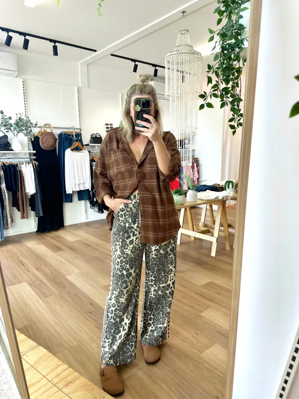 Scottie Flannel Shirt sold by About A Girl