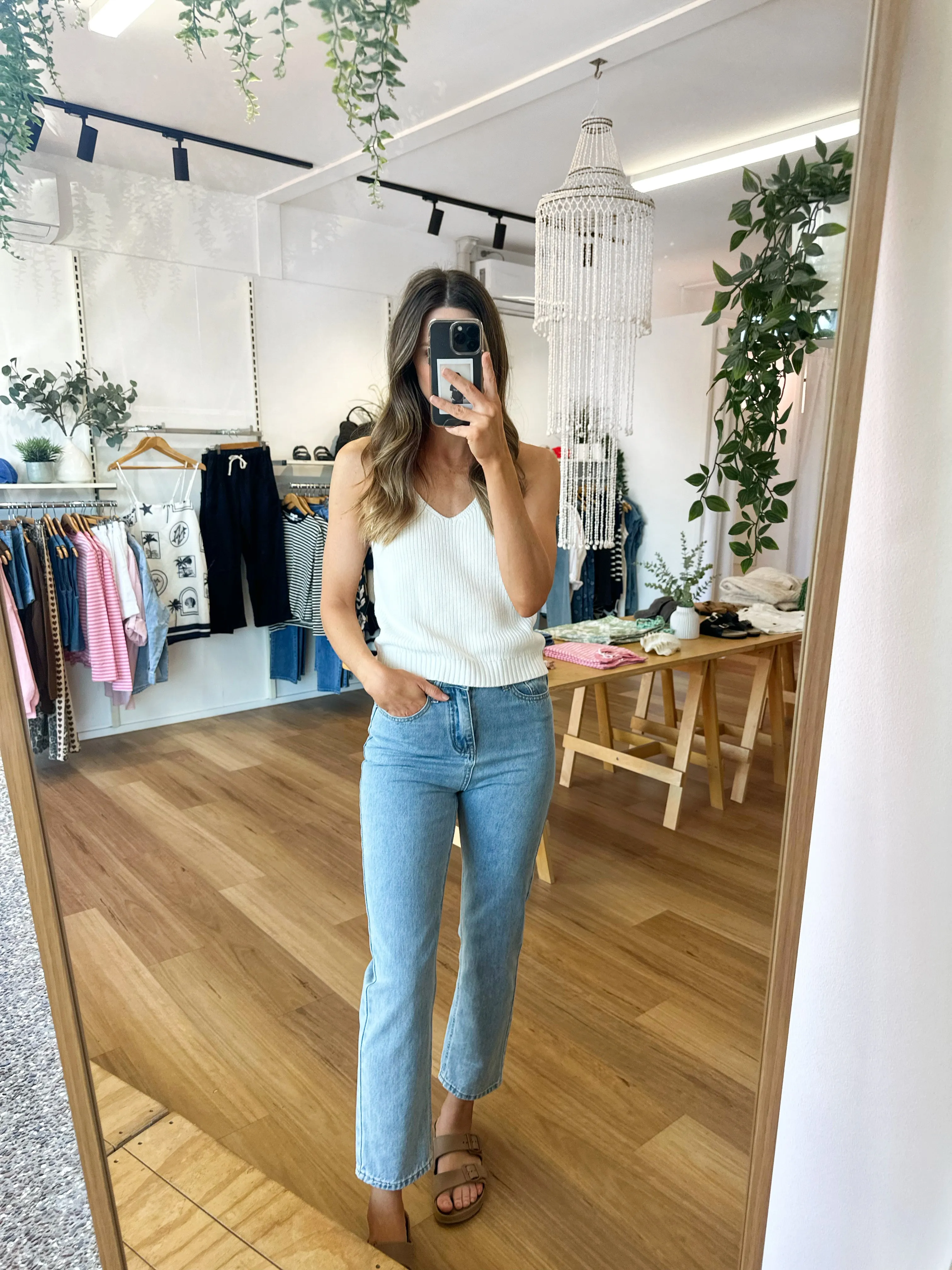 Willow Knit Top White sold by About A Girl