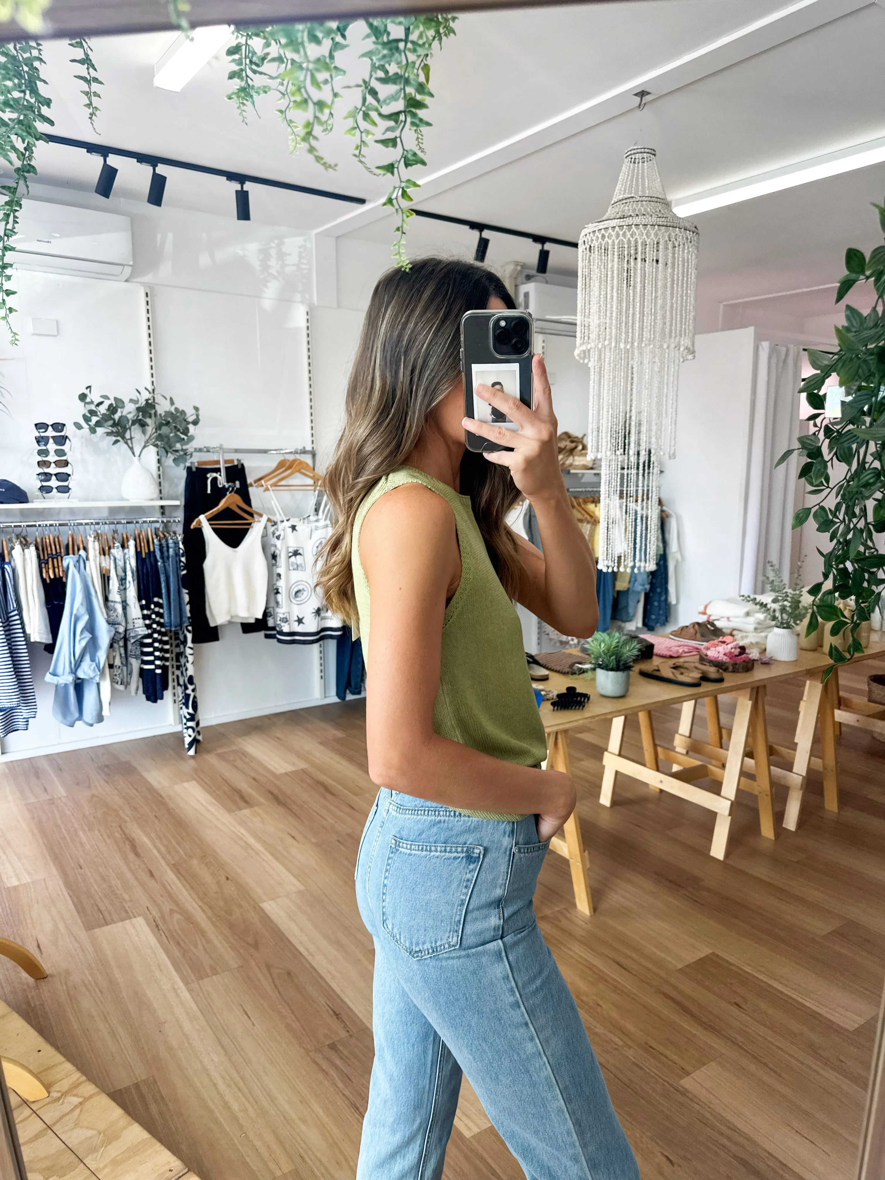 Spring Tank Green sold by About A Girl product image thumbnail 3