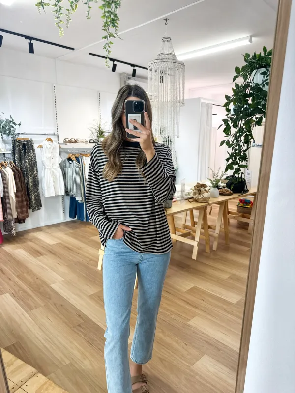 Henny Stripe Shirt sold by About A Girl