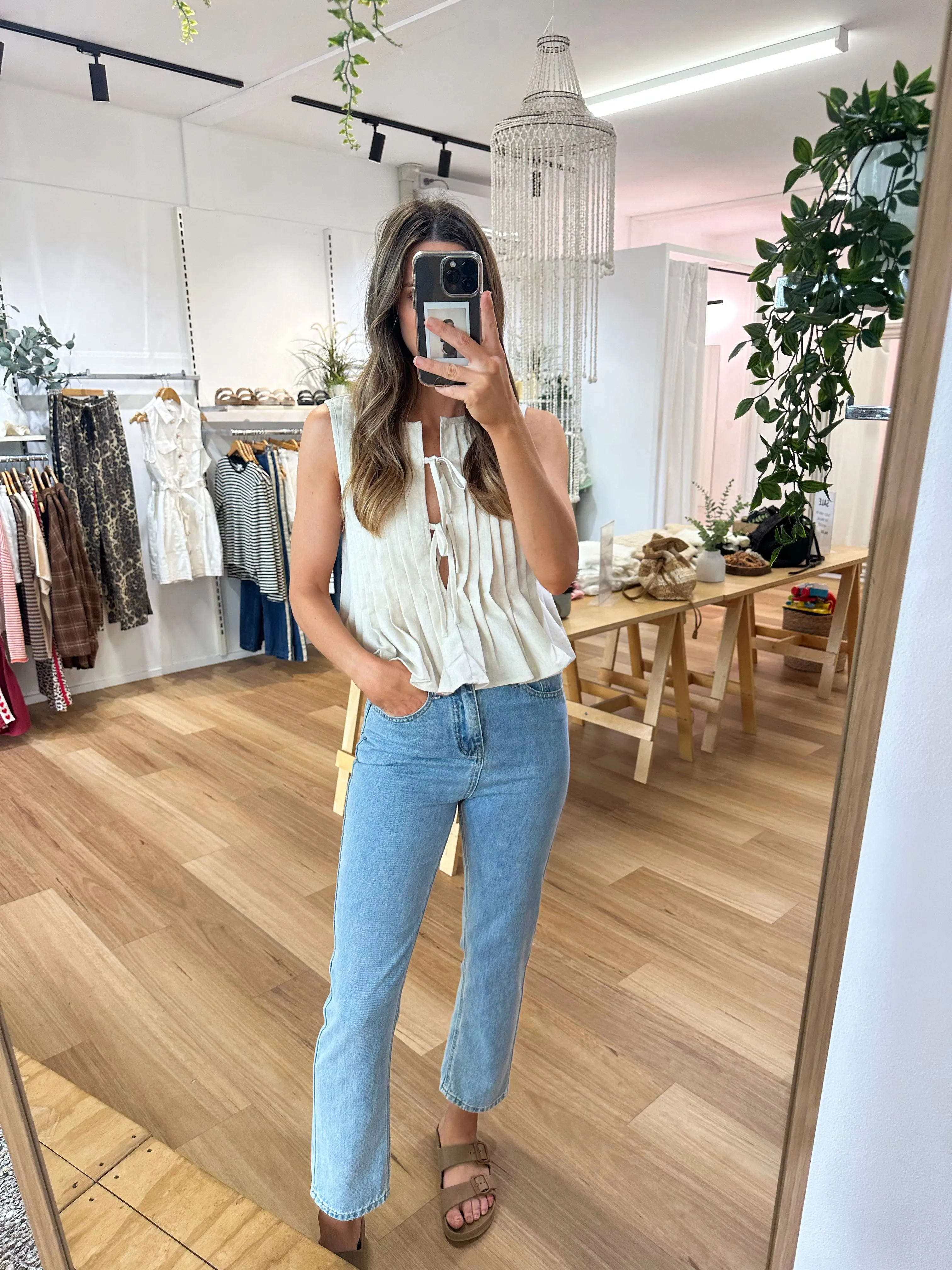 Hallee Top Natural sold by About A Girl product image thumbnail 3