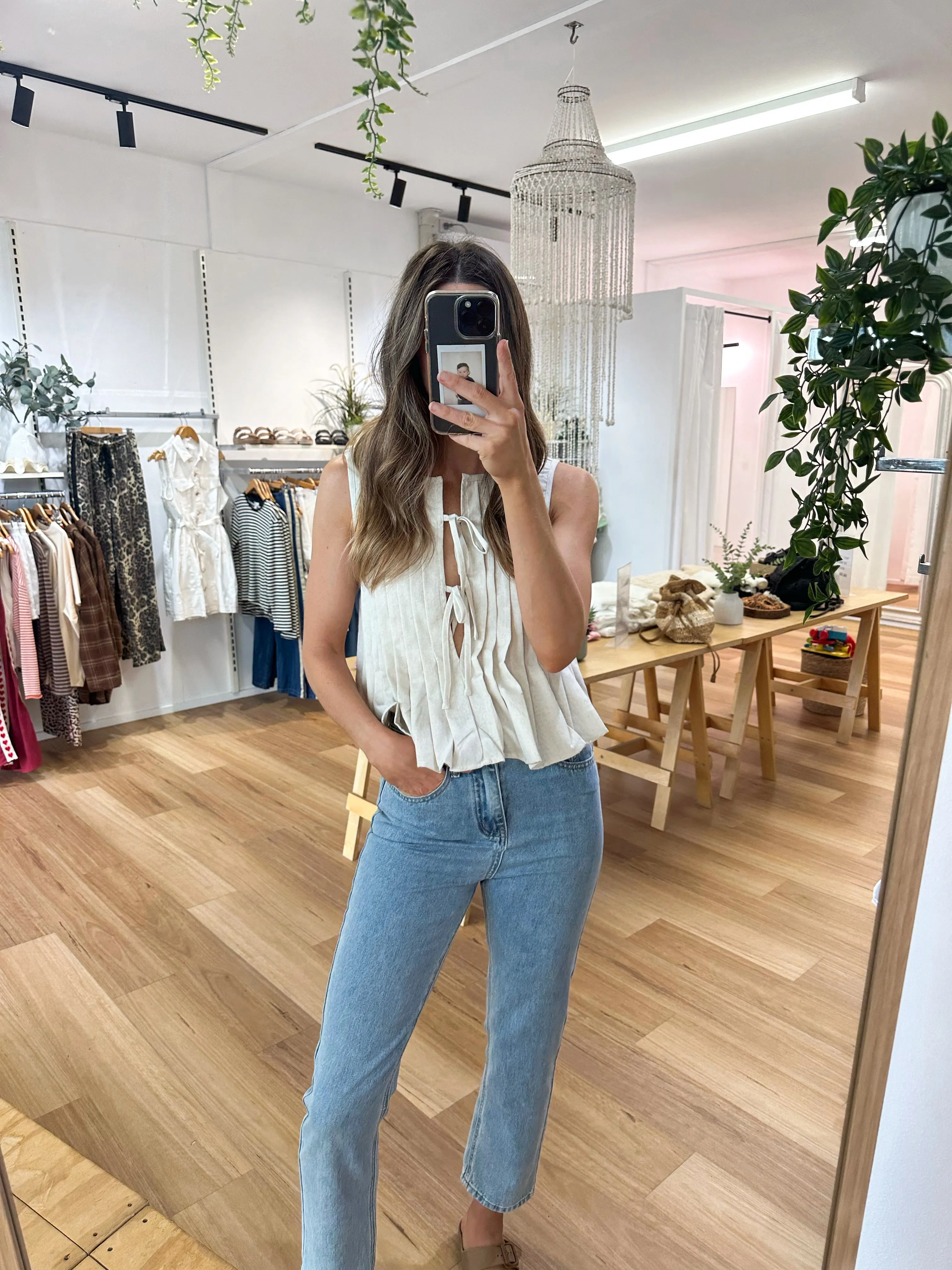 Hallee Top Natural sold by About A Girl product image thumbnail 5