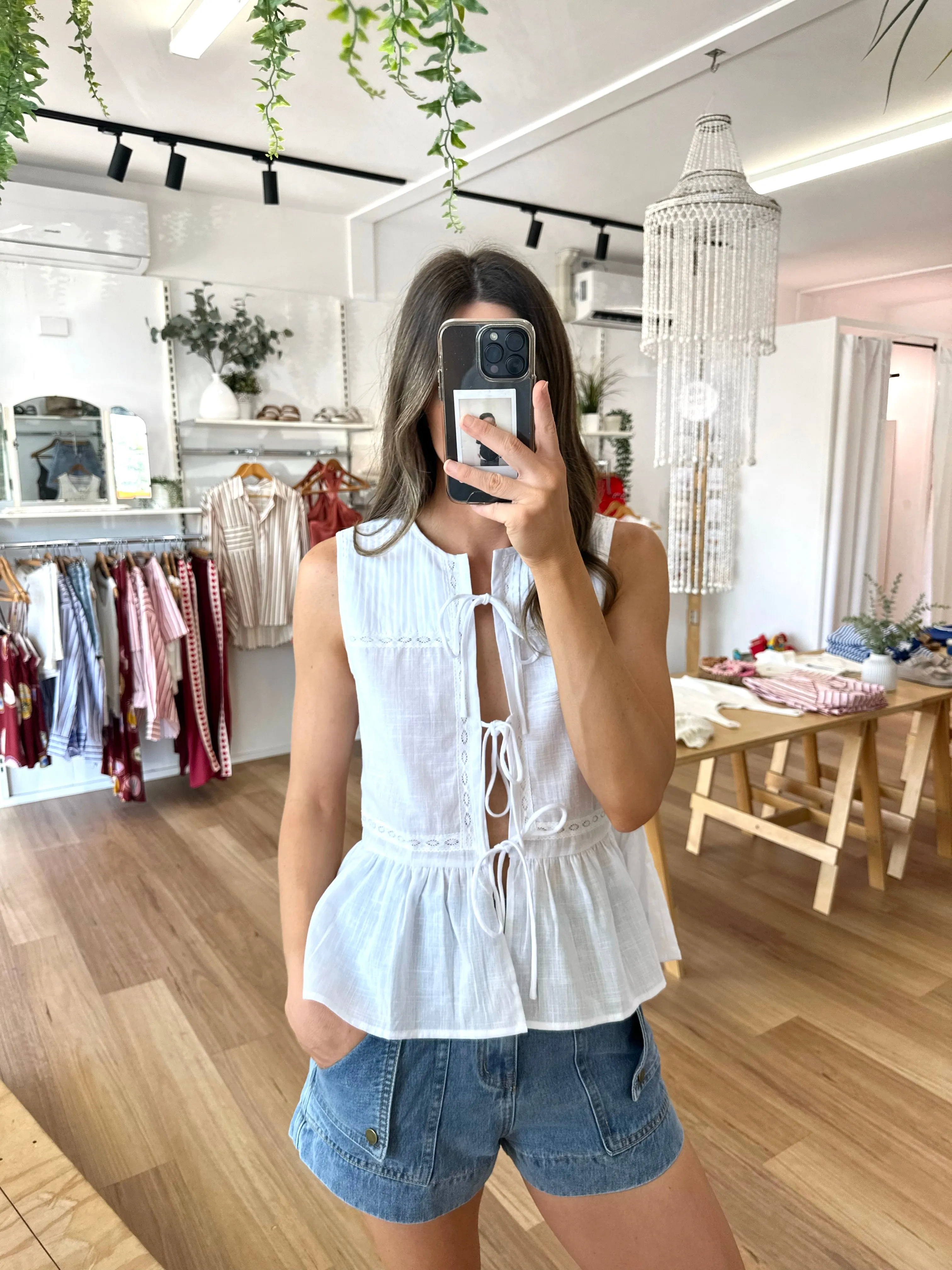 Abbie Top White sold by About A Girl product image thumbnail 2