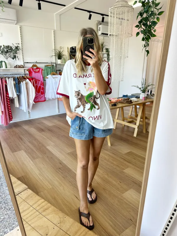 Mermaid Vino Club Tee sold by About A Girl