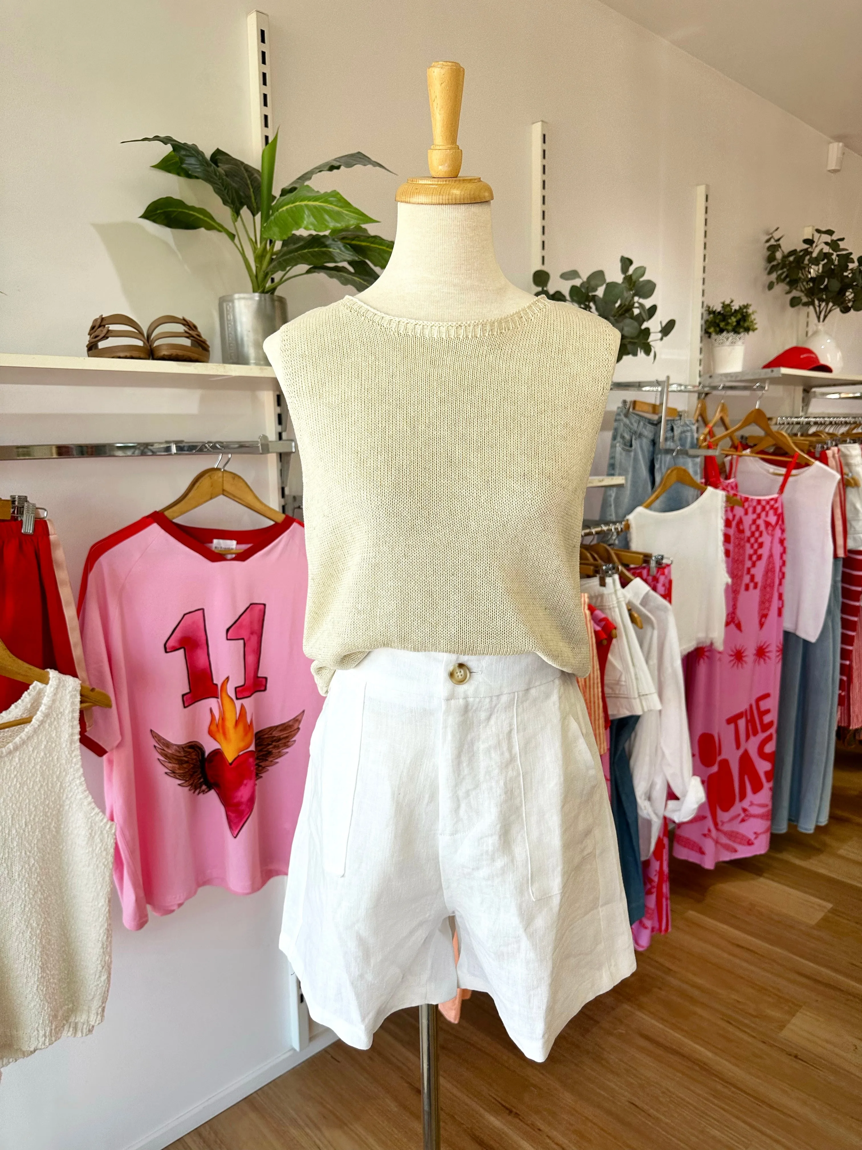 Jude Linen Shorts sold by About A Girl product image thumbnail 2