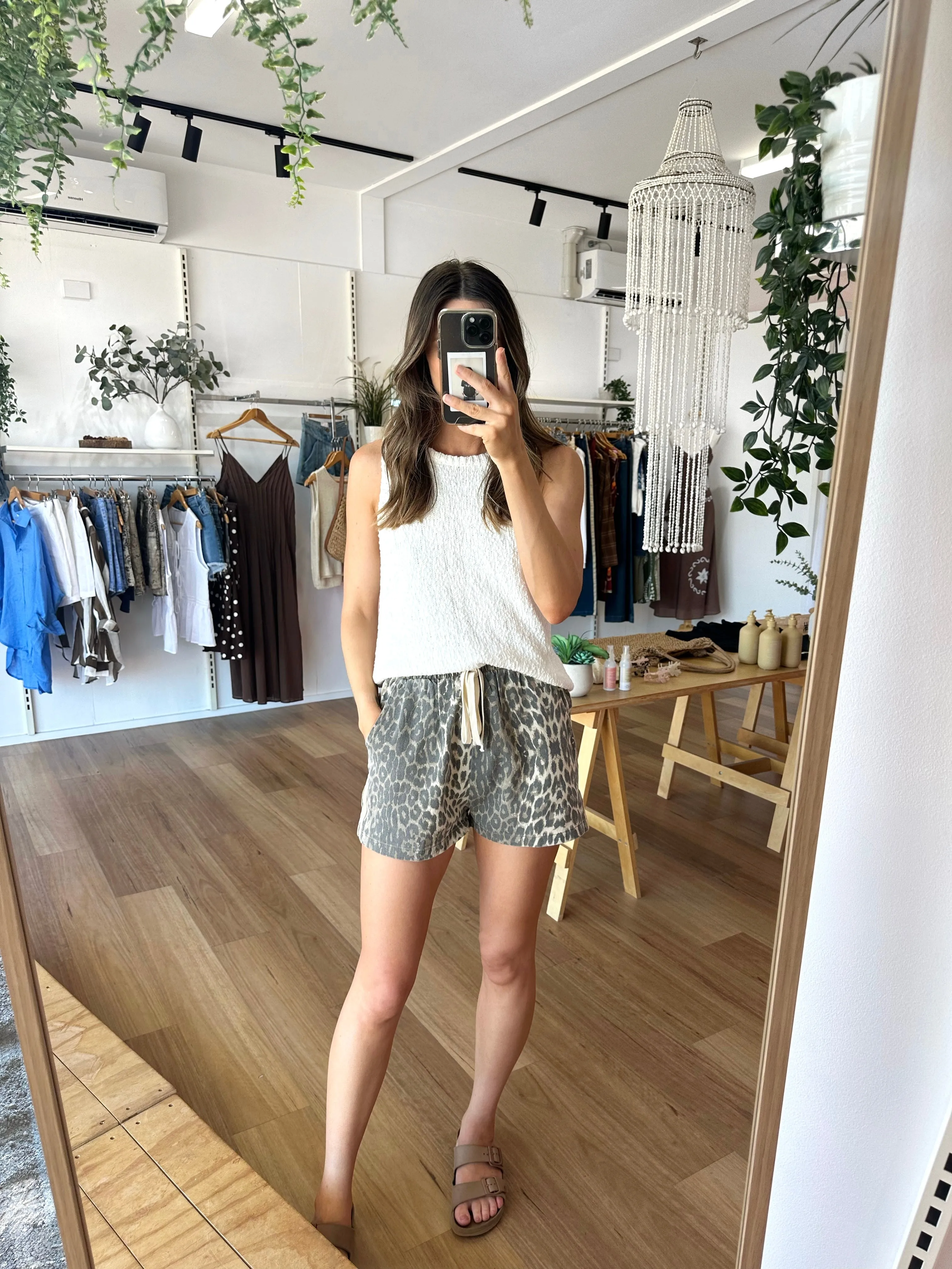 Leopard Racer Shorts sold by About A Girl product image thumbnail 5