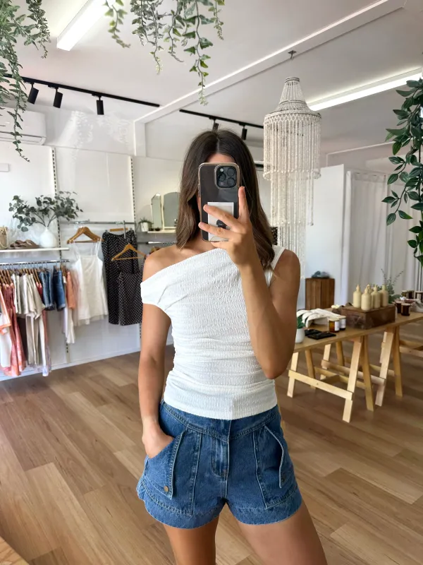 Bonnie Top White sold by About A Girl