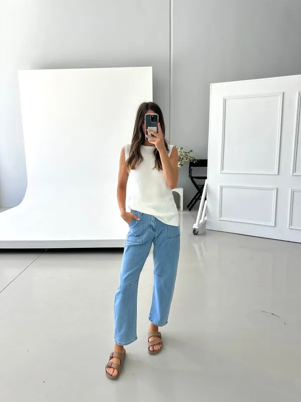 Cameron Barrel Jeans made by About A Girl