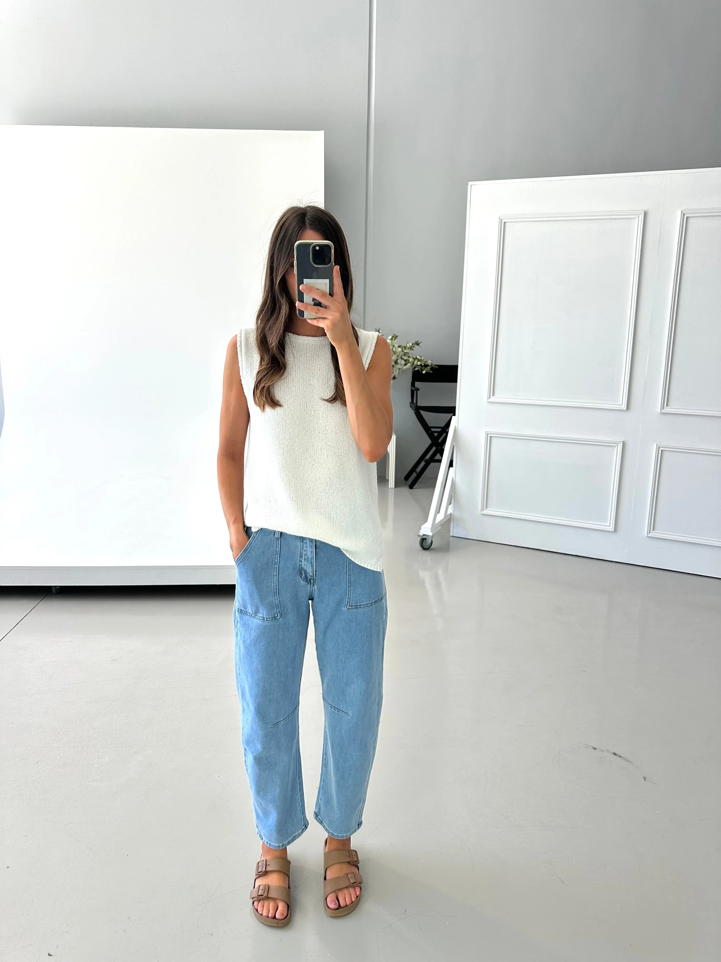 Cameron Barrel Jeans sold by About A Girl product image thumbnail 4