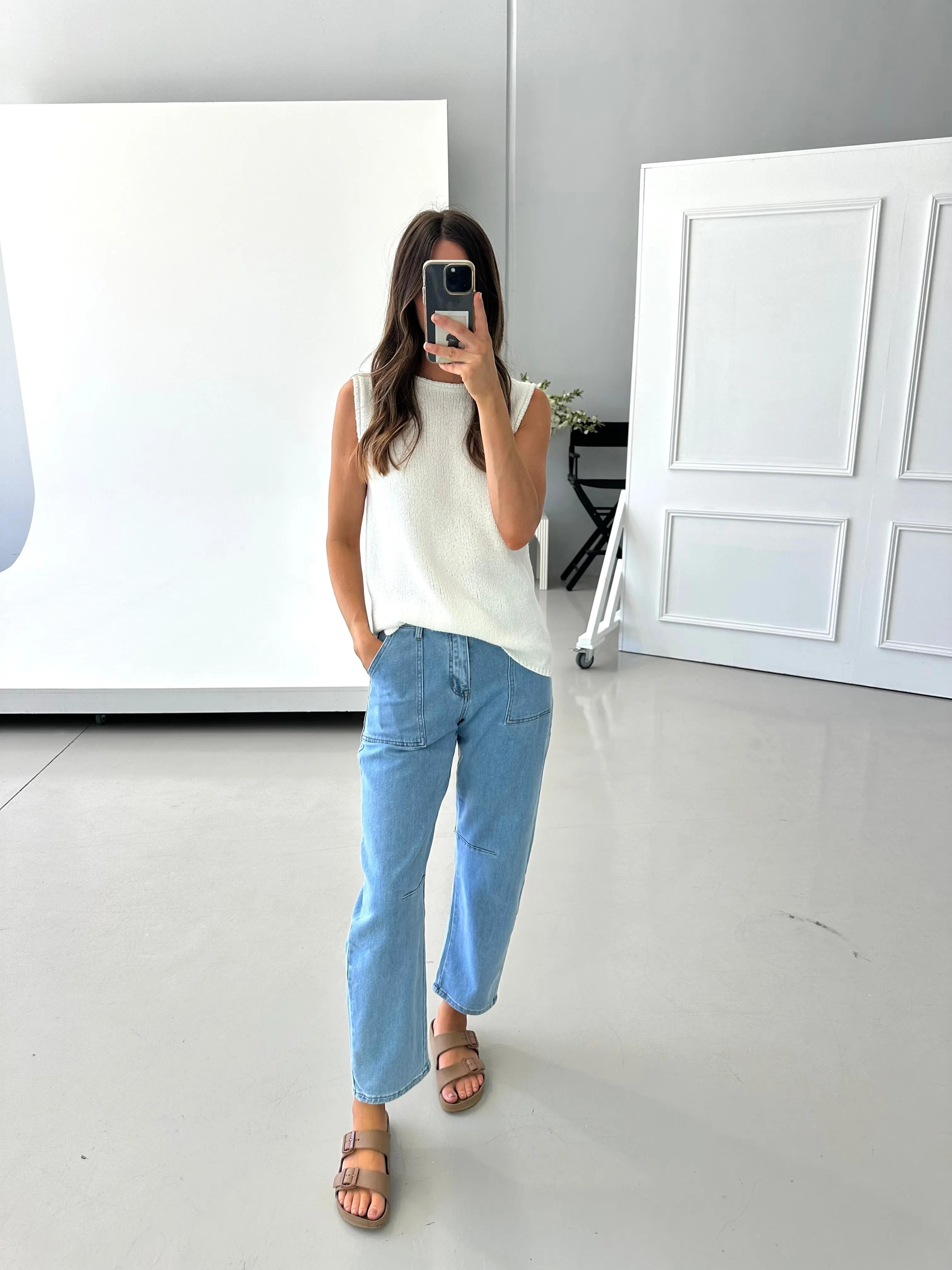 Cameron Barrel Jeans sold by About A Girl product image thumbnail 3