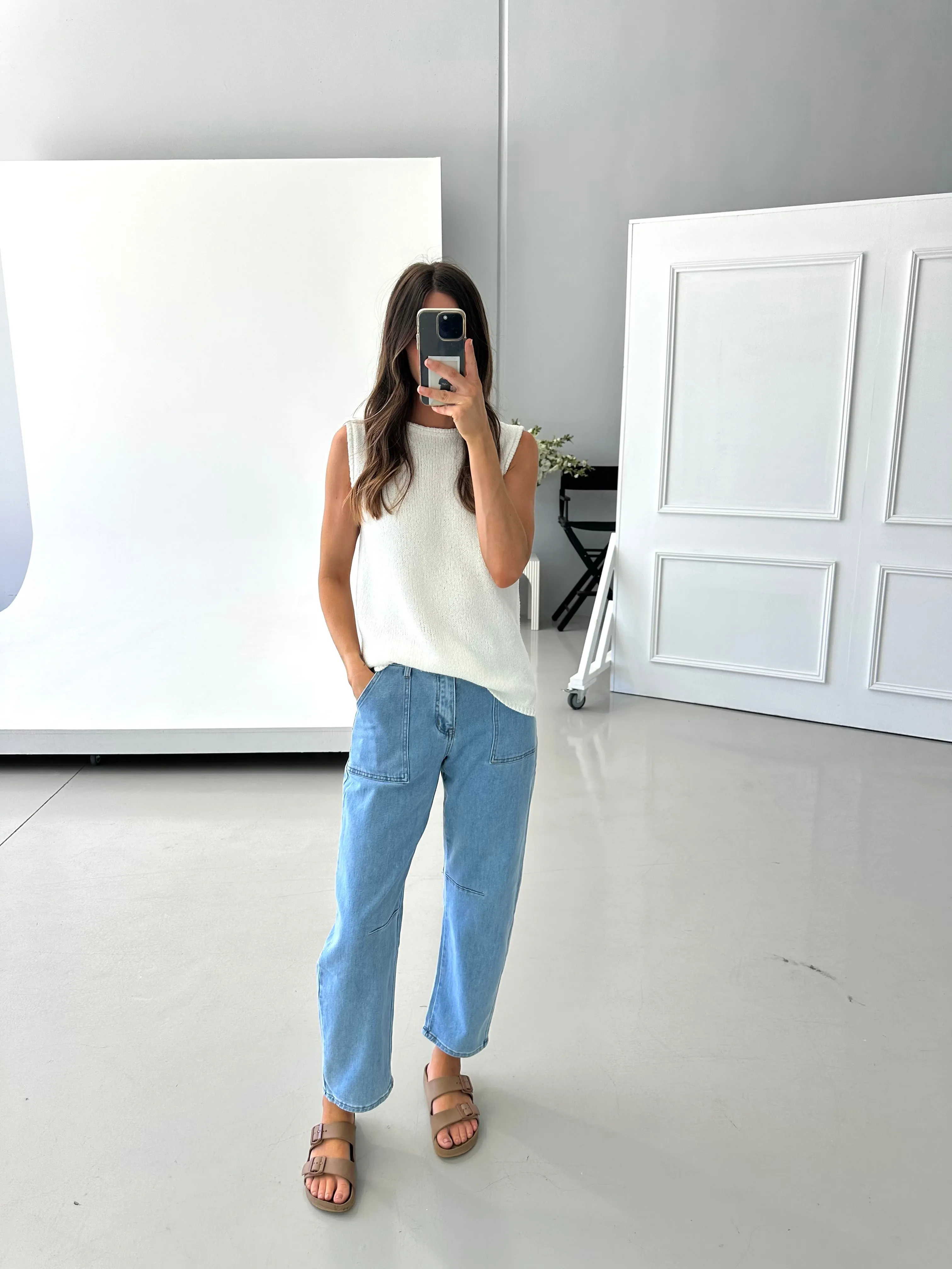 Cameron Barrel Jeans sold by About A Girl product image thumbnail 2