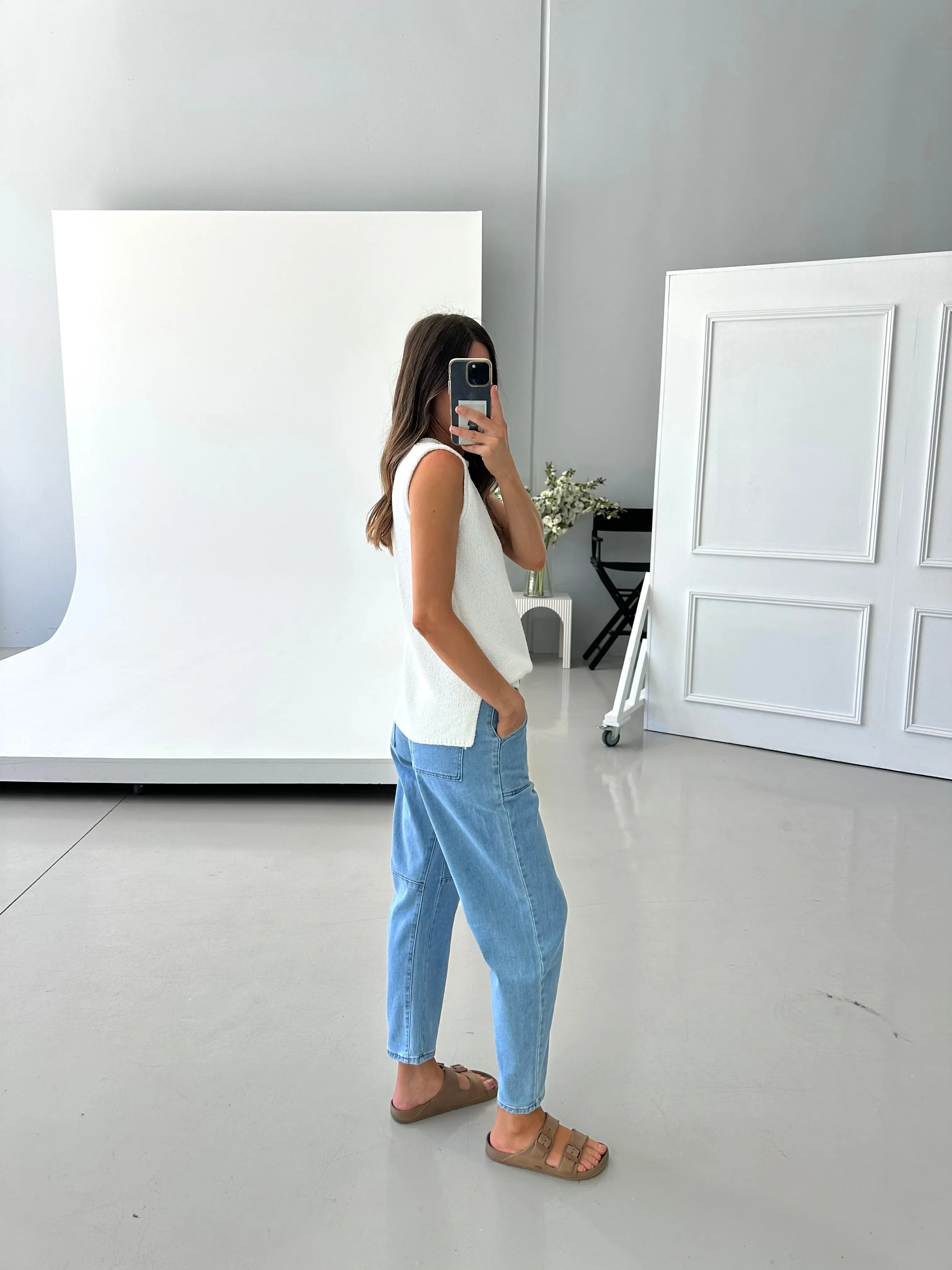 Cameron Barrel Jeans sold by About A Girl product image thumbnail 5