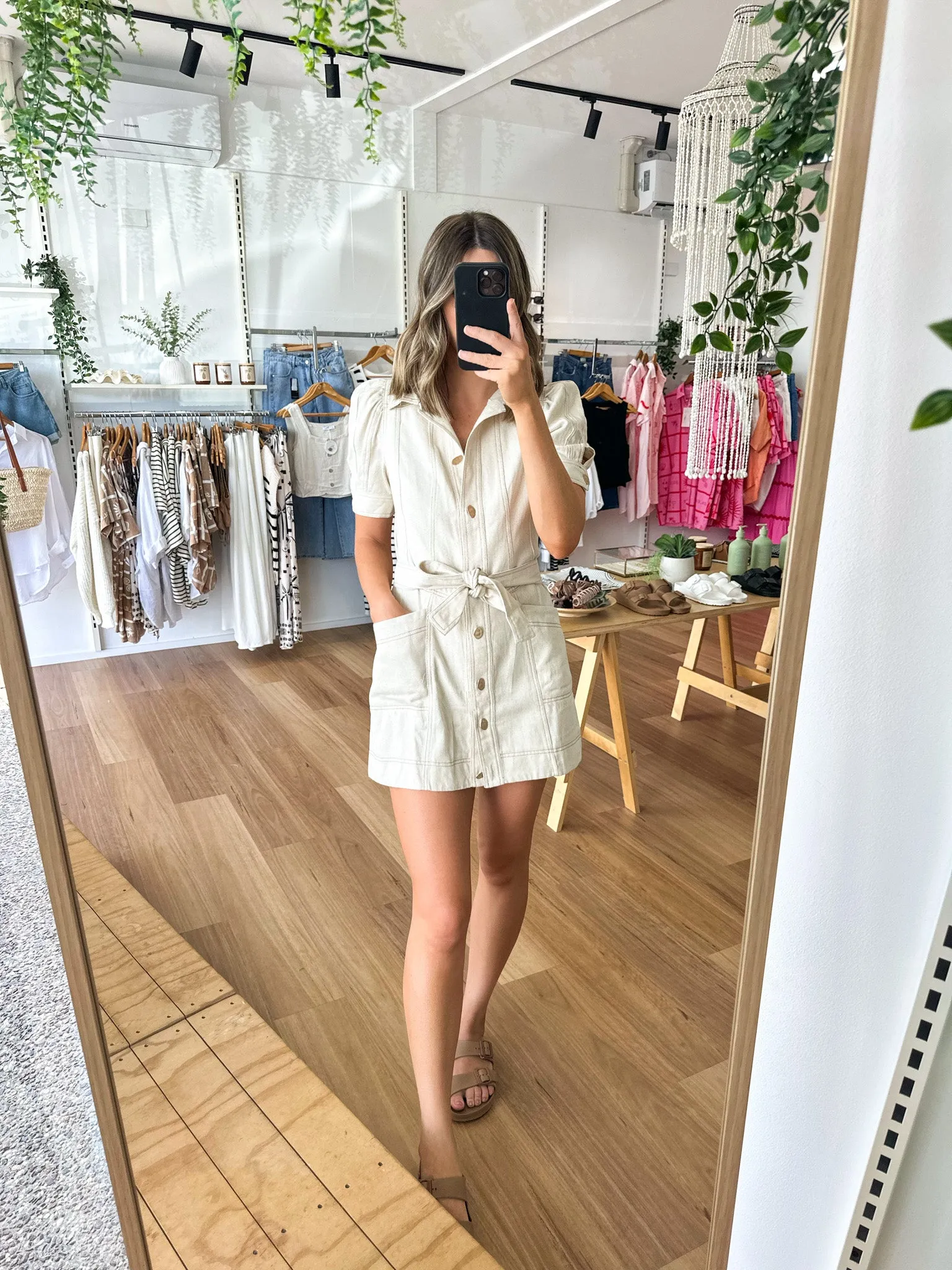 Perry Dress Beige sold by About A Girl product image thumbnail 3