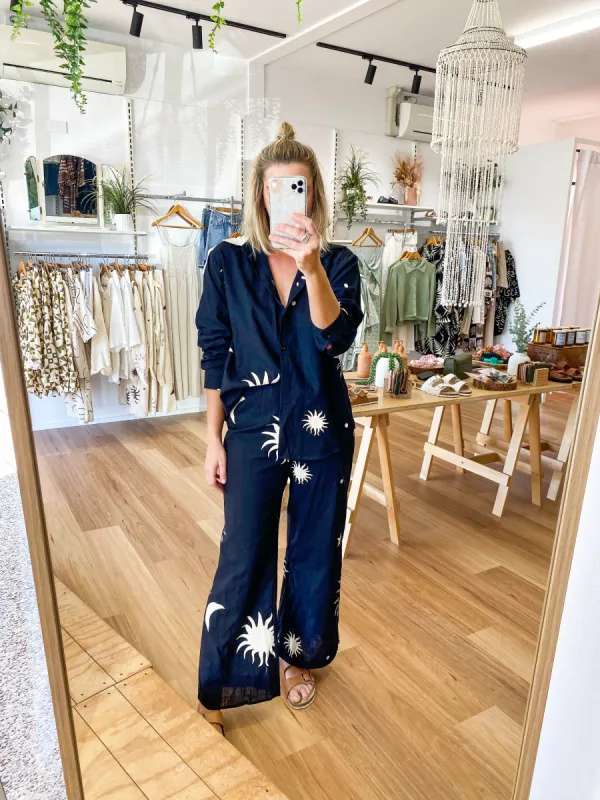 Mila Pant Set Black sold by About A Girl