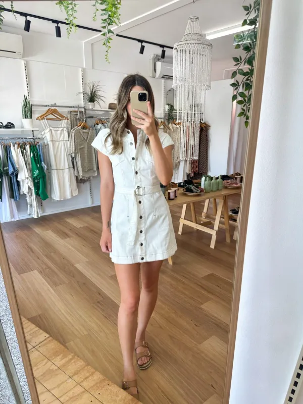 Murphy Denim Dress sold by About A Girl