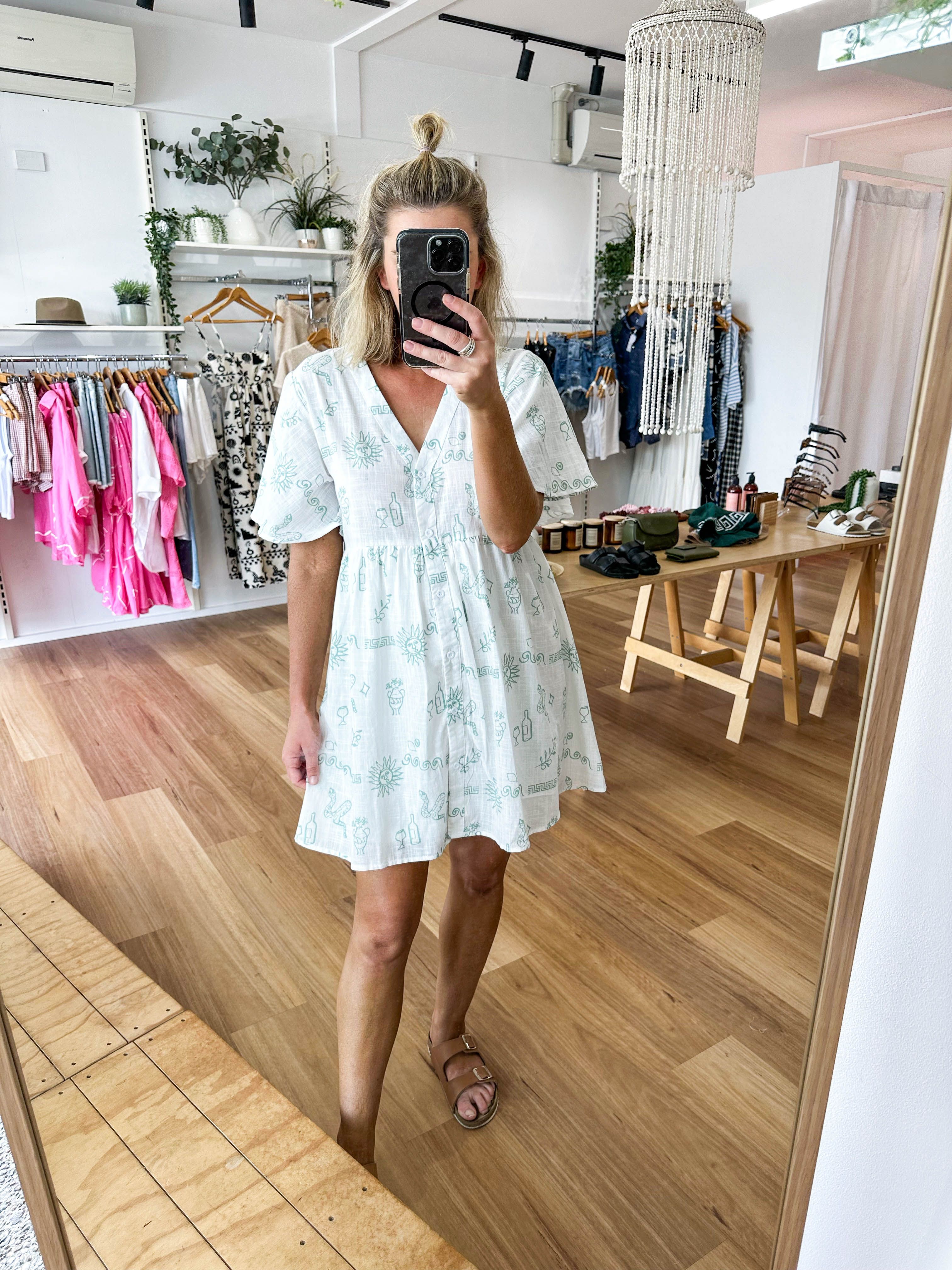 Vera Dress White sold by About A Girl product image thumbnail 3