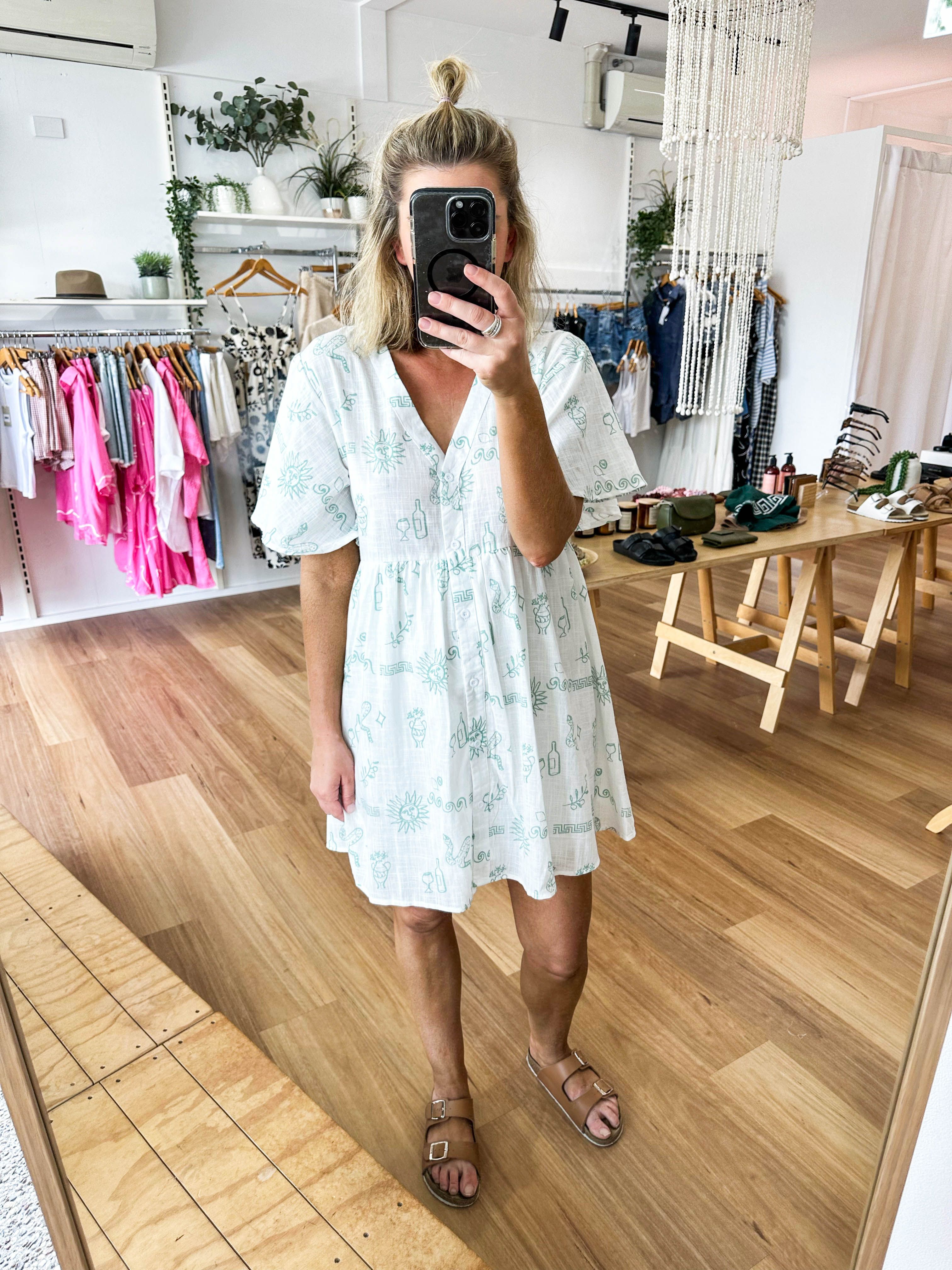 Vera Dress White sold by About A Girl product image thumbnail 2