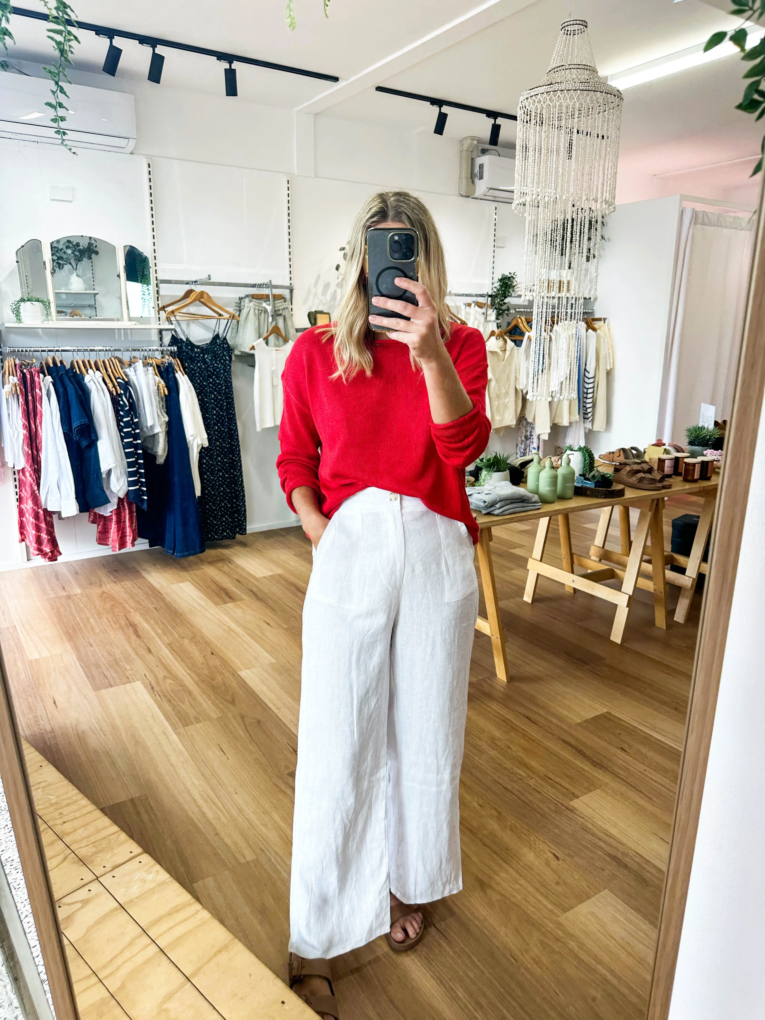 Spring Knit Red sold by About A Girl product image thumbnail 2