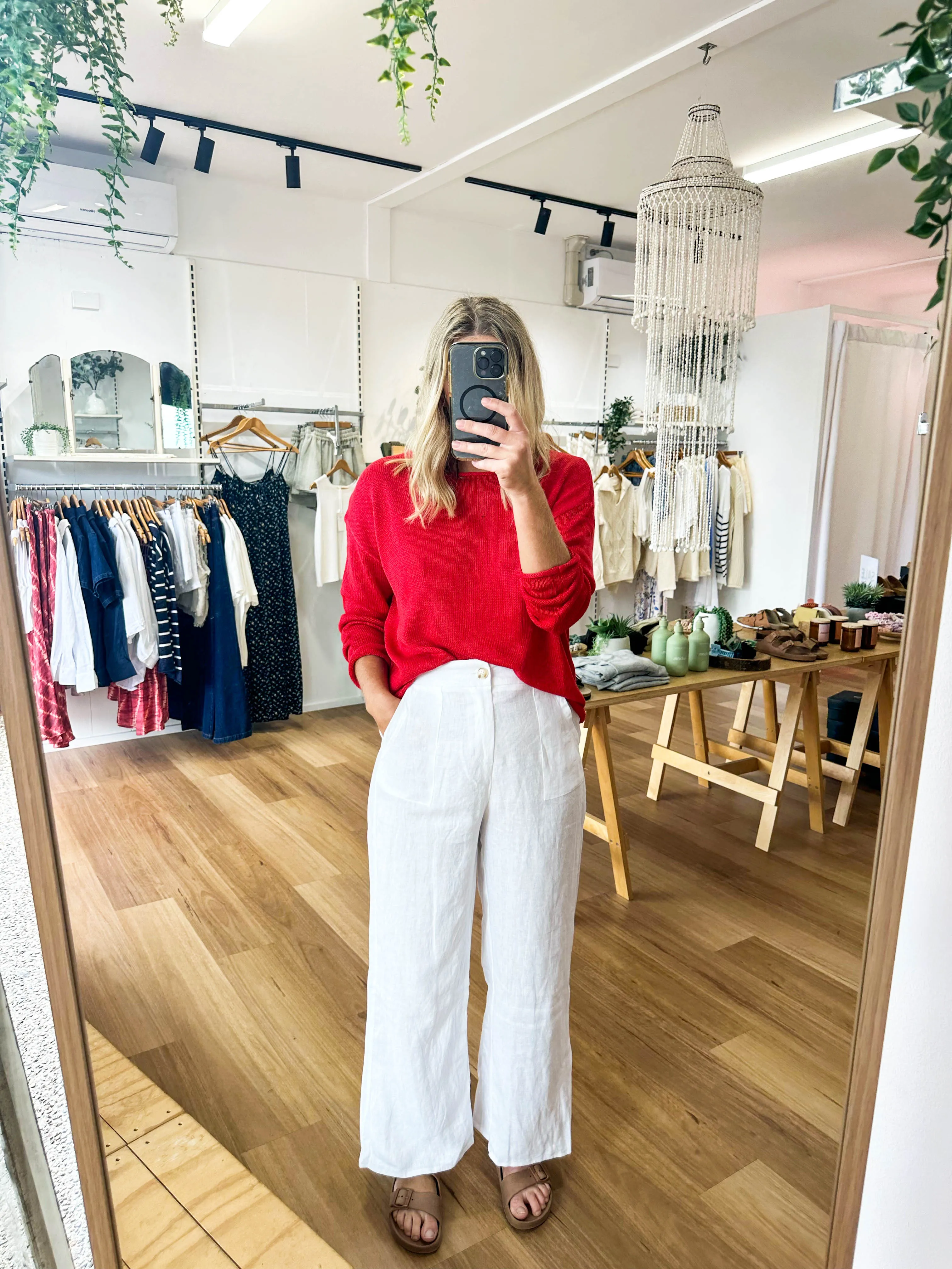 Spring Knit Red sold by About A Girl product image thumbnail 3