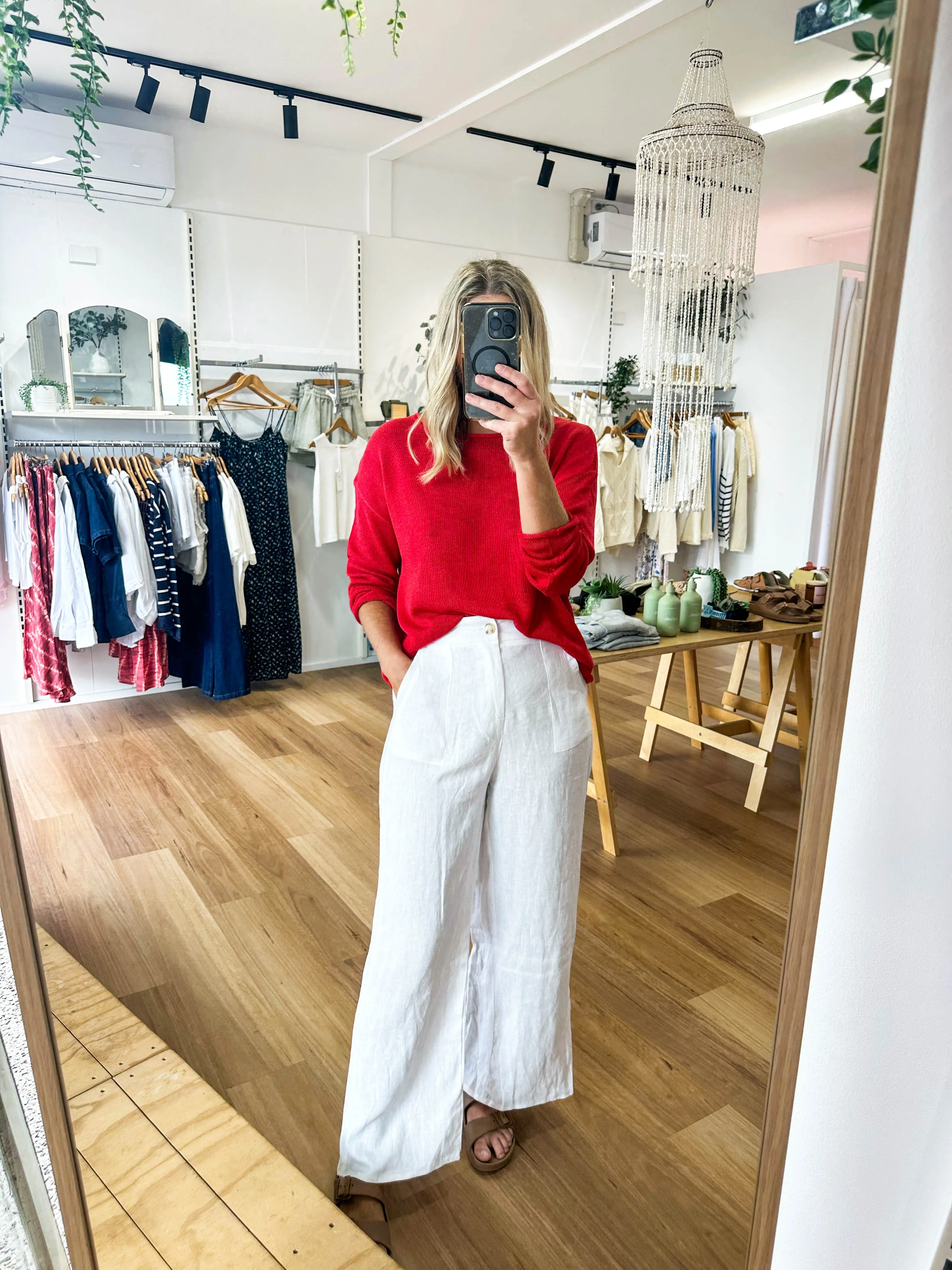 Spring Knit Red sold by About A Girl product image thumbnail 5