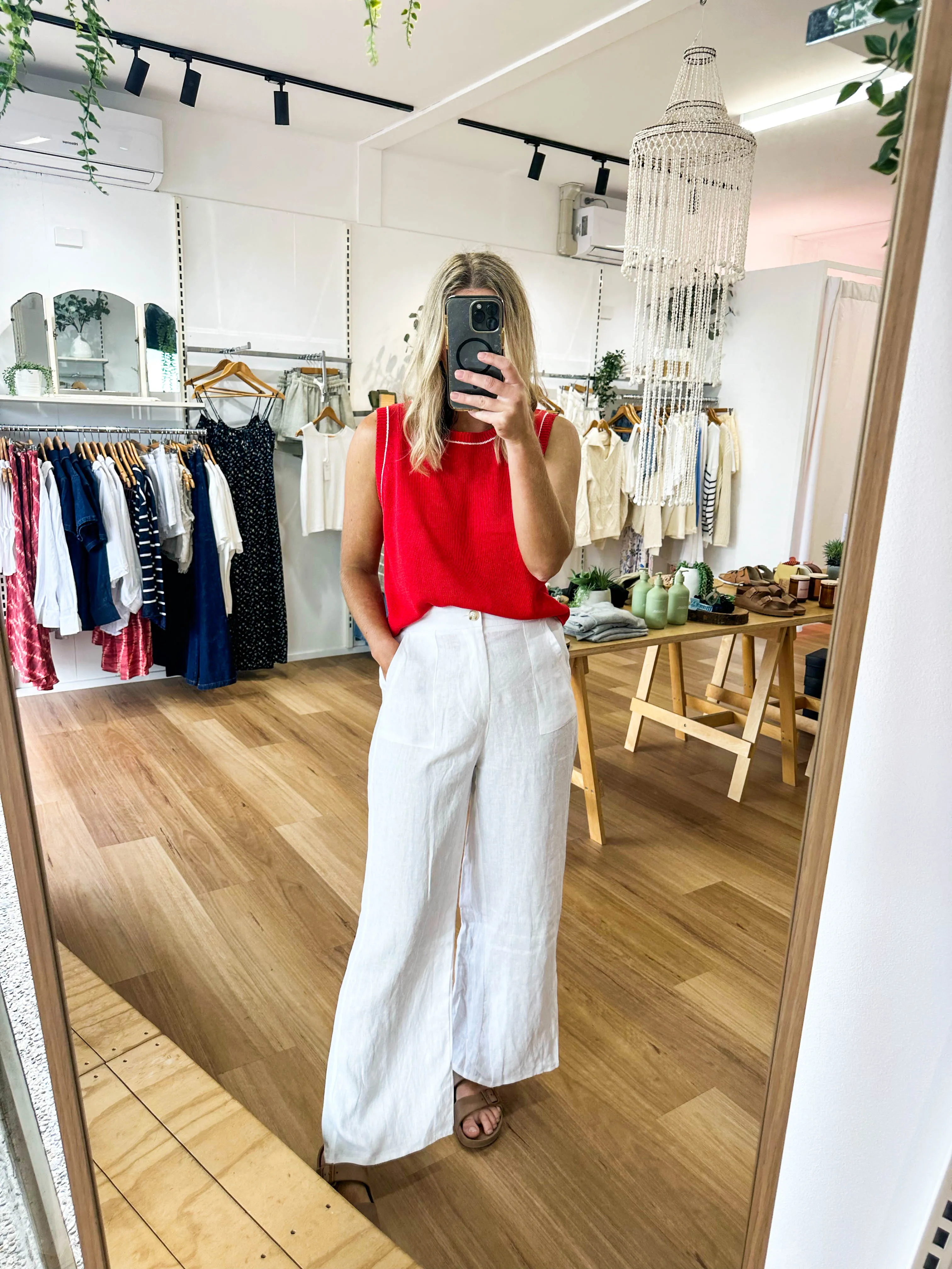 Nautical Spring Tank Red sold by About A Girl product image thumbnail 2