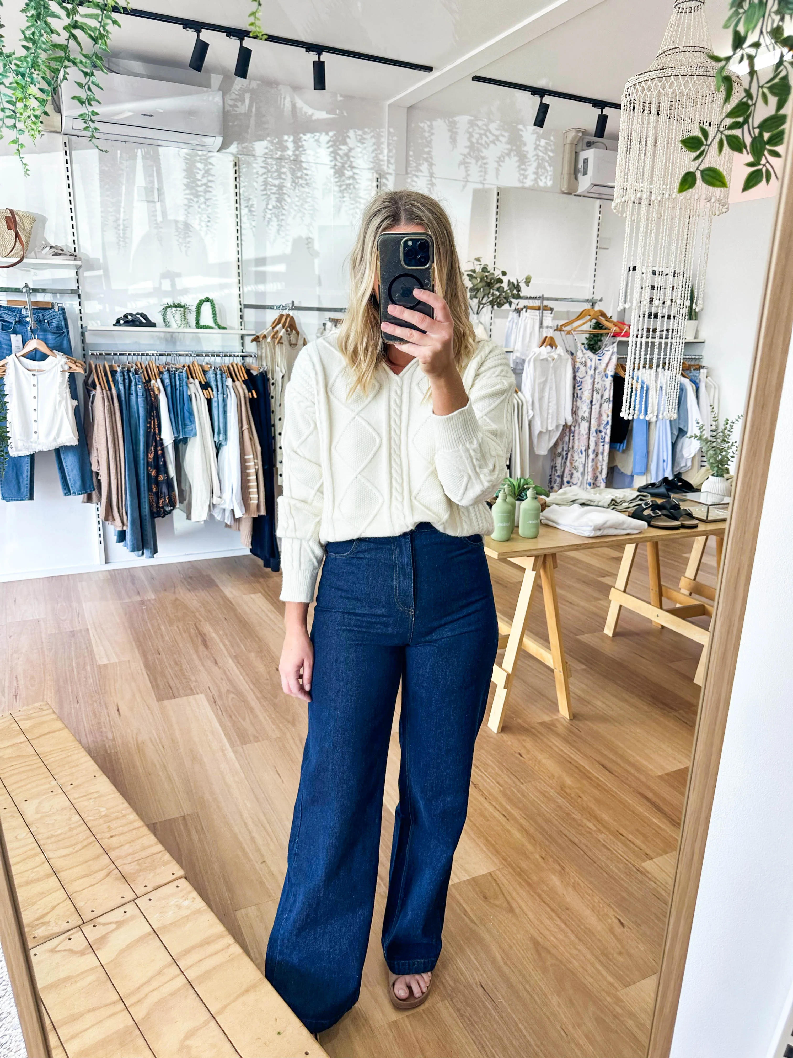 Monty Cable Knit sold by About A Girl