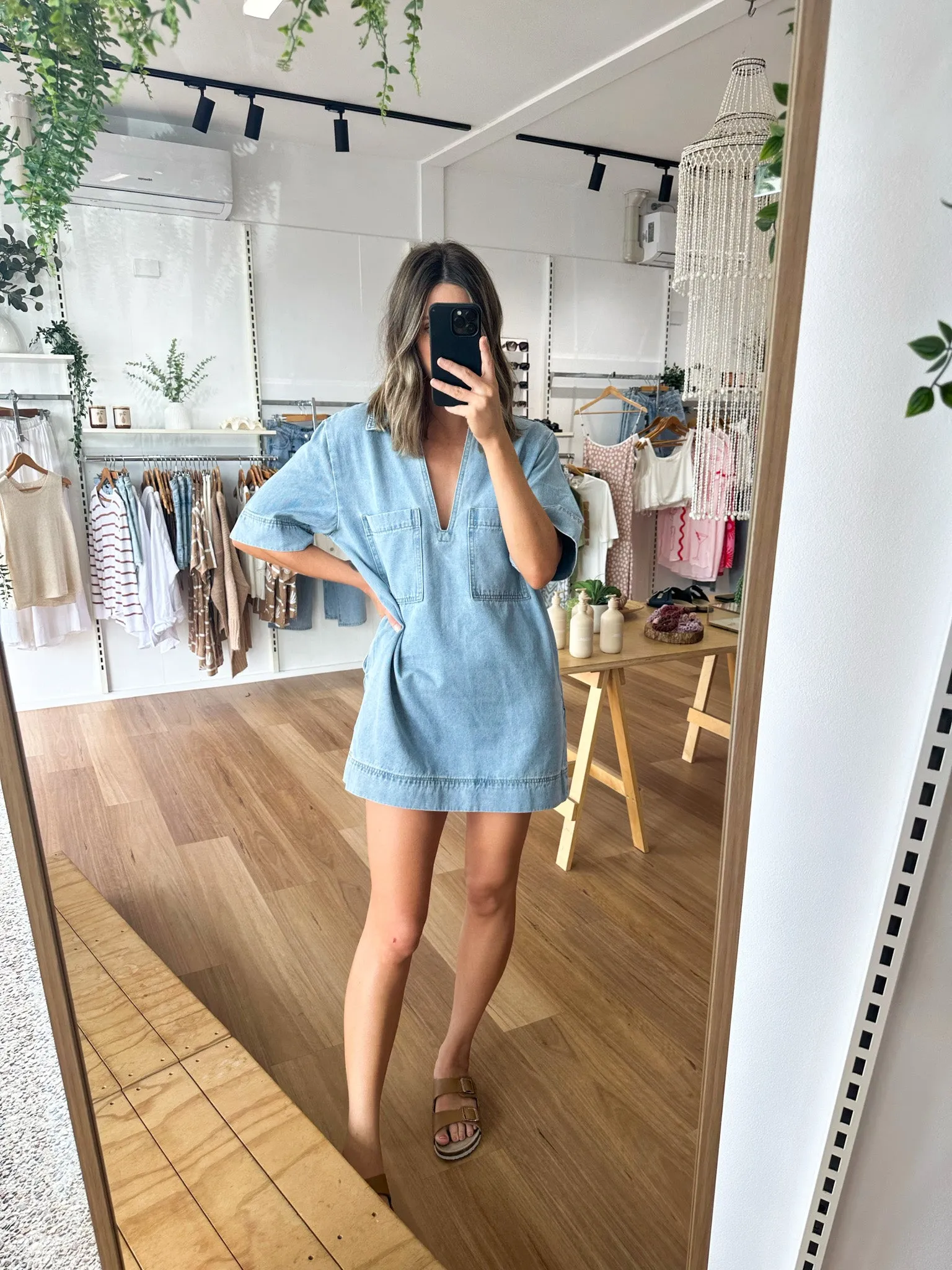 Jaye Denim Dress sold by About A Girl product image thumbnail 4