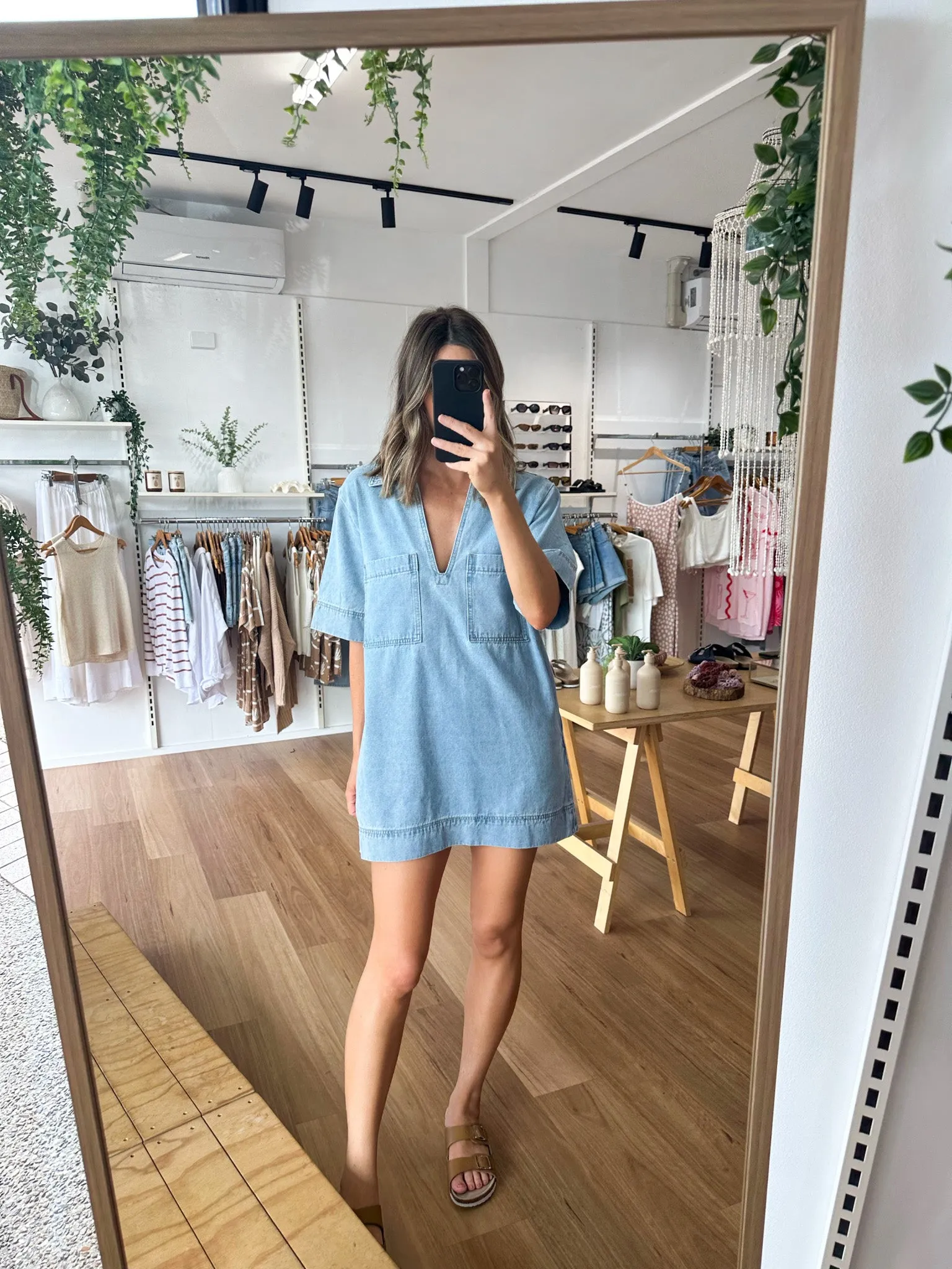Jaye Denim Dress sold by About A Girl
