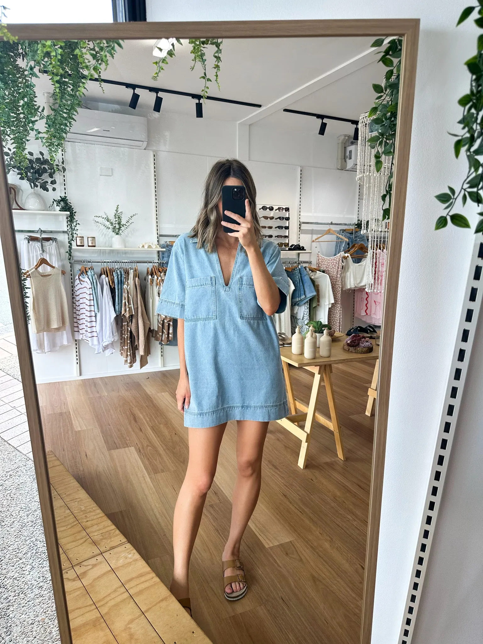 Jaye Denim Dress sold by About A Girl product image thumbnail 3