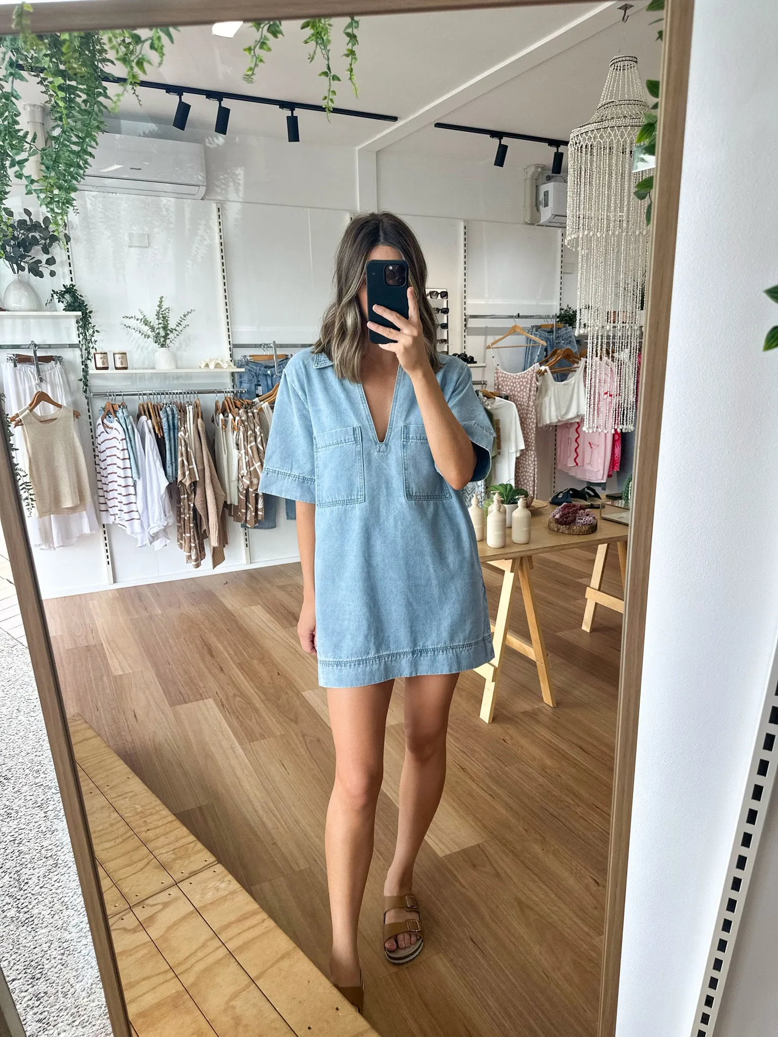 Jaye Denim Dress sold by About A Girl product image thumbnail 2