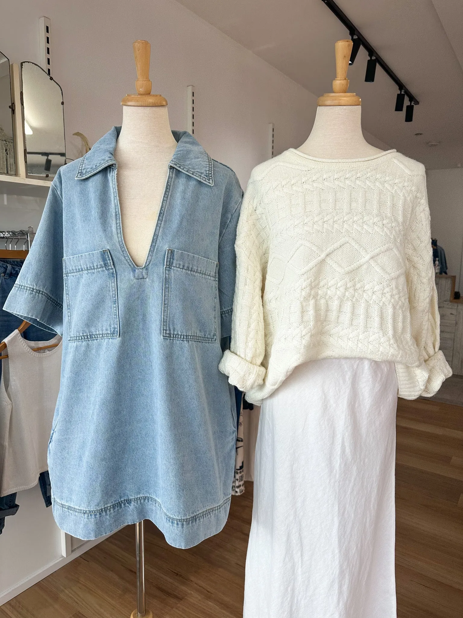 Jaye Denim Dress sold by About A Girl product image thumbnail 5