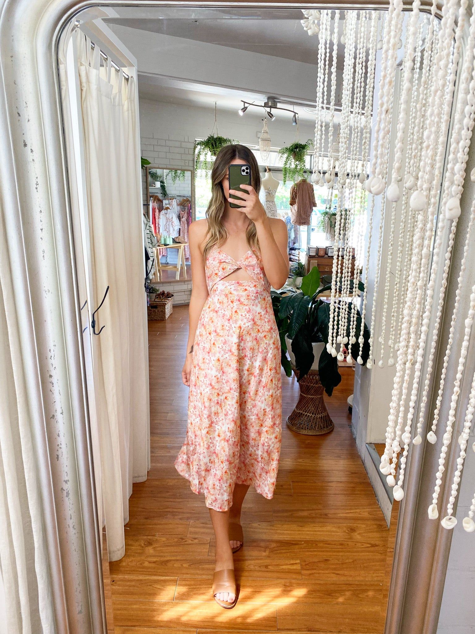 Zayla Midi Dress Pink sold by About A Girl