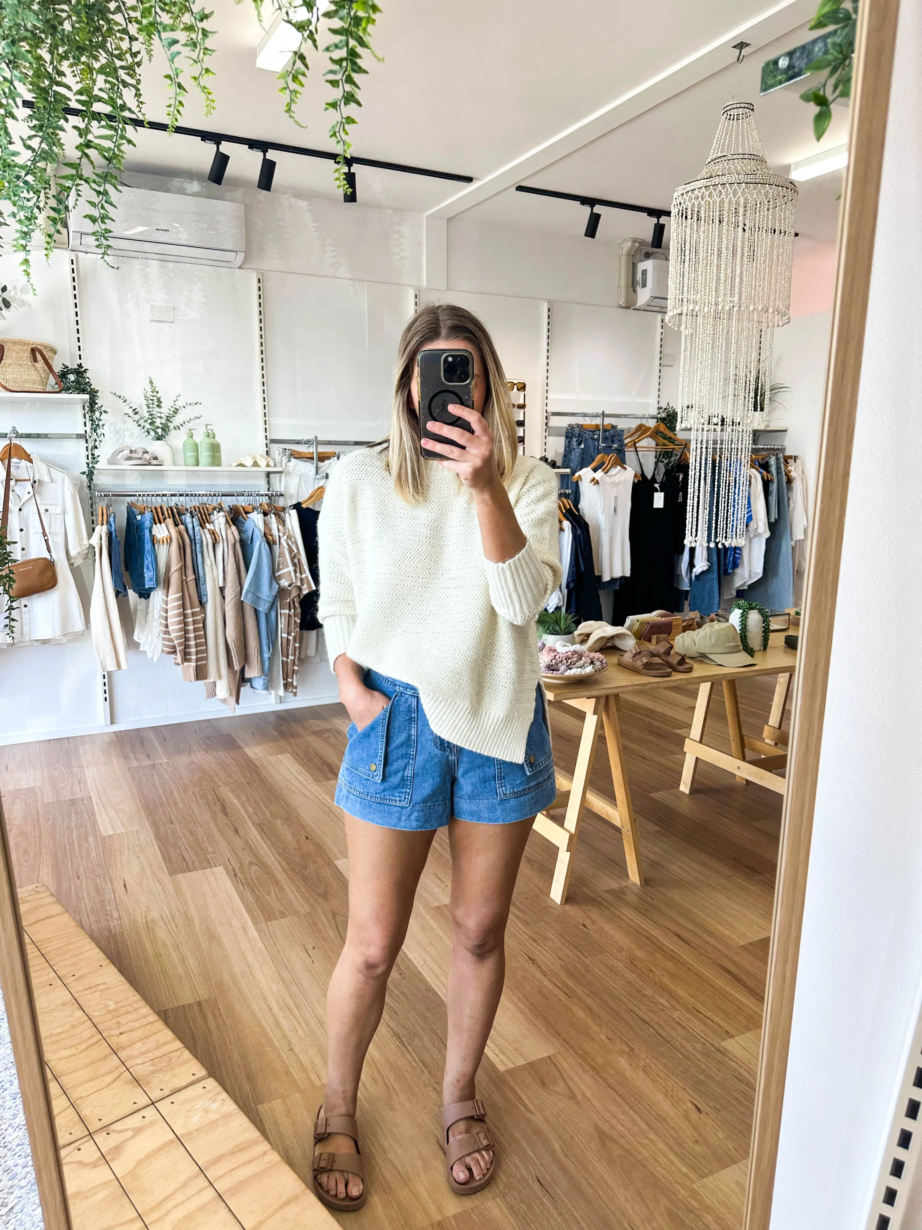 Sam Knit Jumper Cream sold by About A Girl product image thumbnail 2