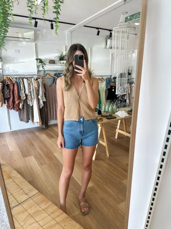 Joni Knit Vest sold by About A Girl