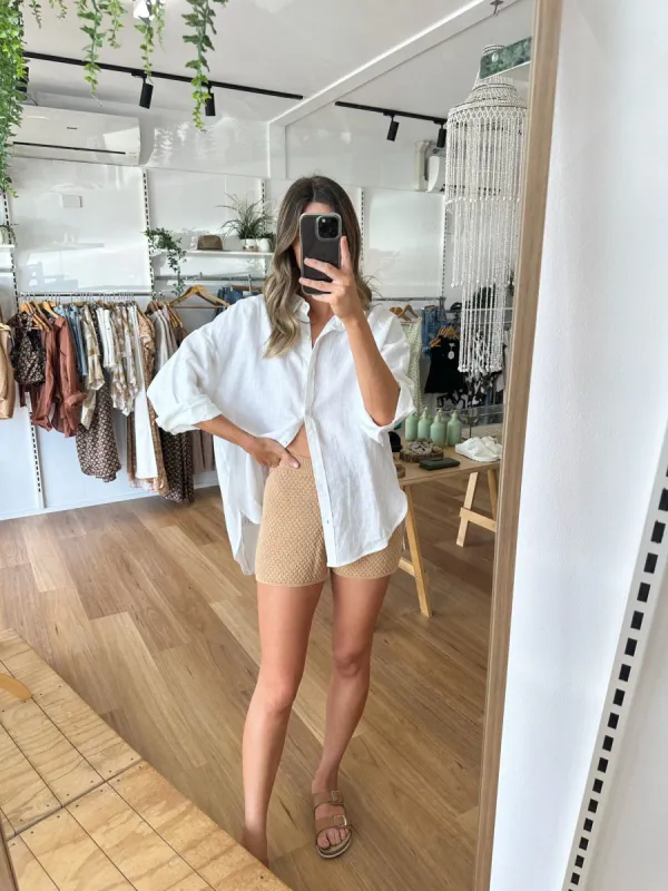 Joni Knit Shorts sold by About A Girl