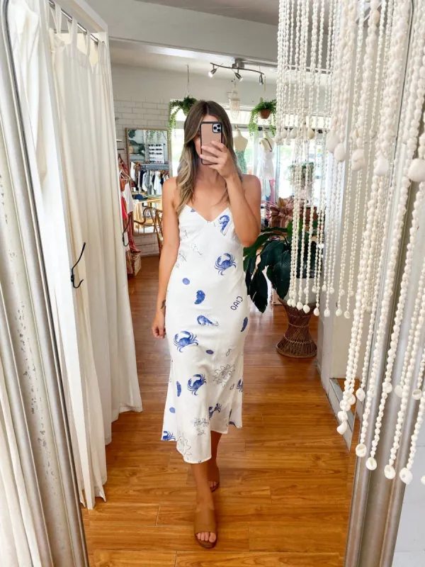 Mila Dress Blue sold by About A Girl