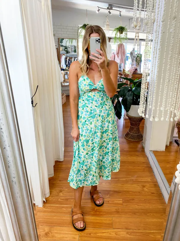Zayla Midi Dress Floral Print sold by About A Girl