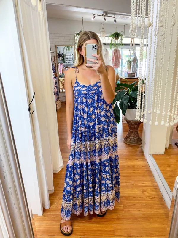 Cognac Maxi Dress sold by About A Girl