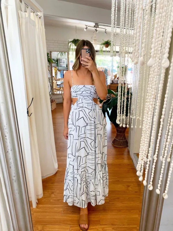 Cooper Maxi Dress White sold by About A Girl