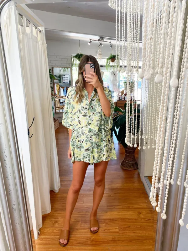 Barbara Playsuit Olive sold by About A Girl