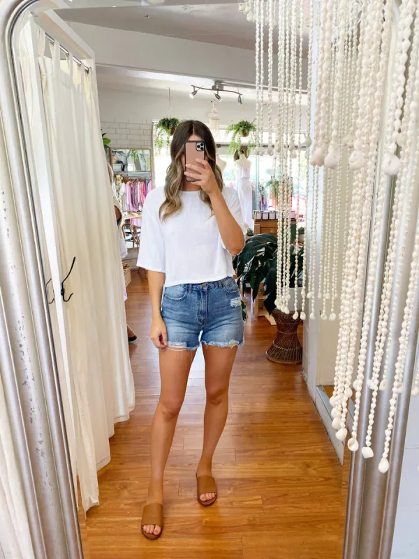 Gia Top White sold by About A Girl
