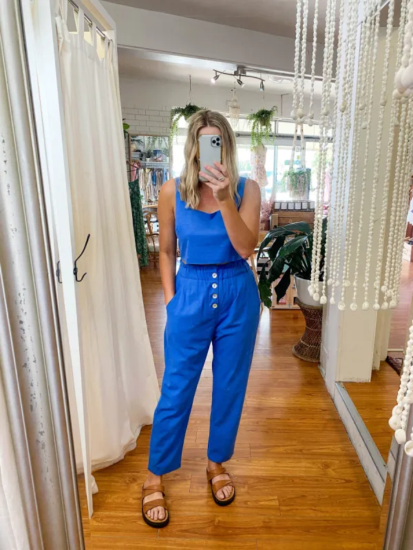Amari Pants Blue sold by About A Girl