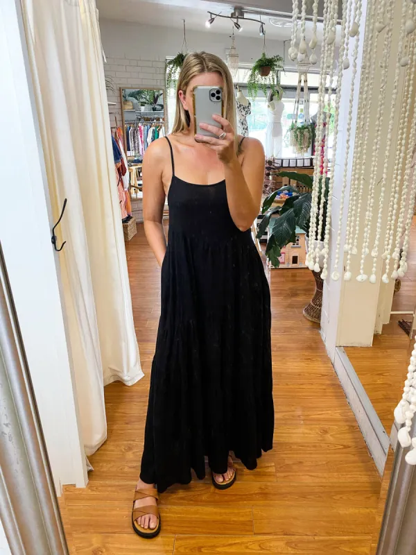 Geri Maxi Dress Black sold by About A Girl