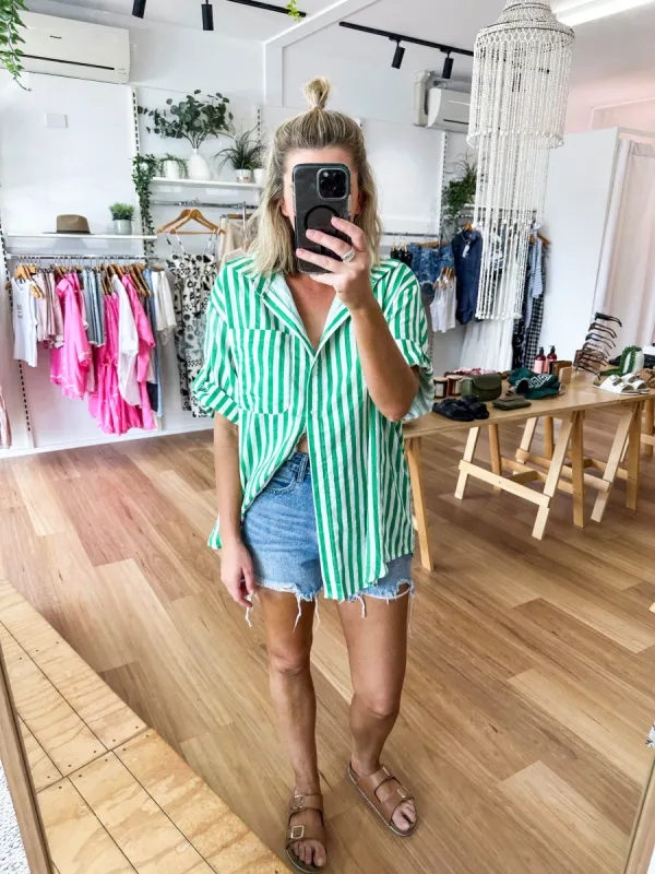 Indie Shirt Green sold by About A Girl