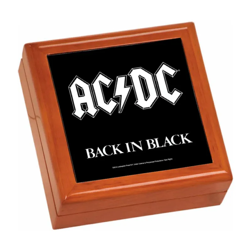 Back In Black Wooden Keepsake Box sold by AC/DC