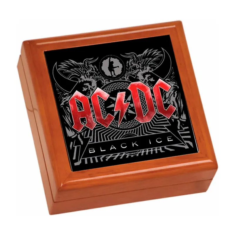 Black Ice Wooden Keepsake Box sold by AC/DC