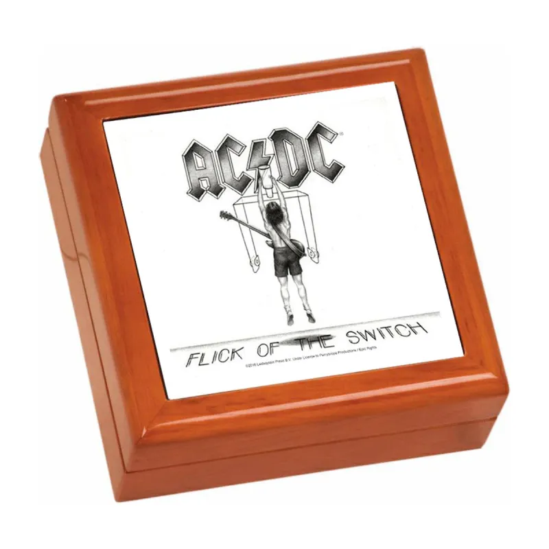 Flick Of The Switch Wooden Keepsake Box sold by AC/DC