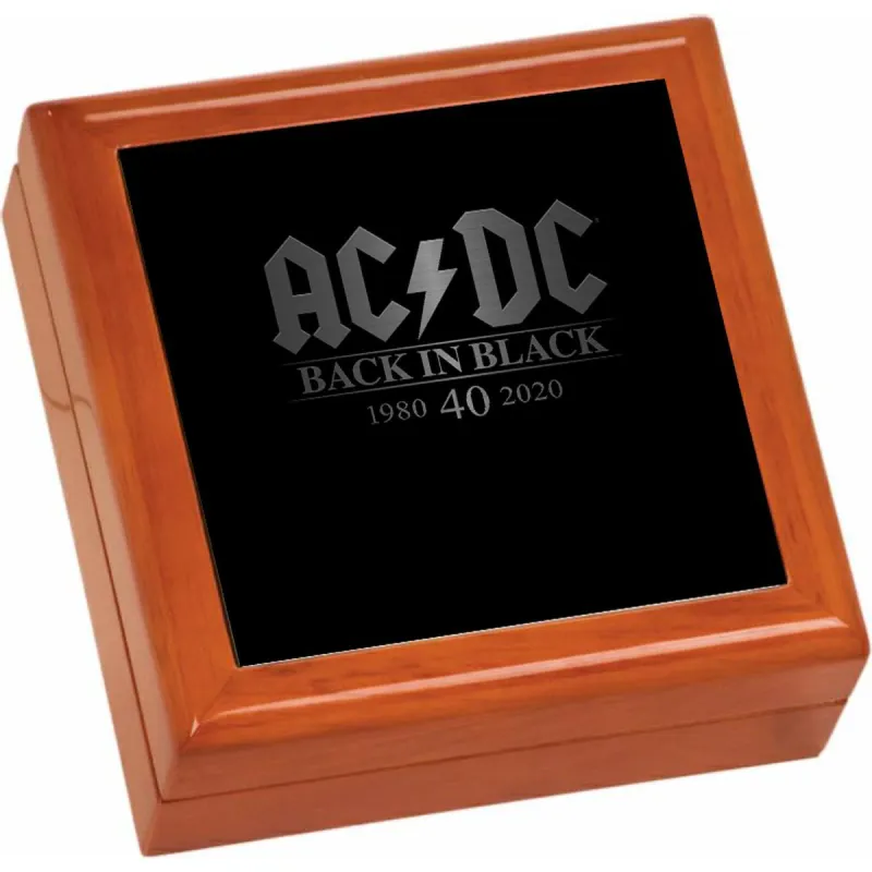 Back In Black 40th Anniversary Wooden Keepsake Box sold by AC/DC