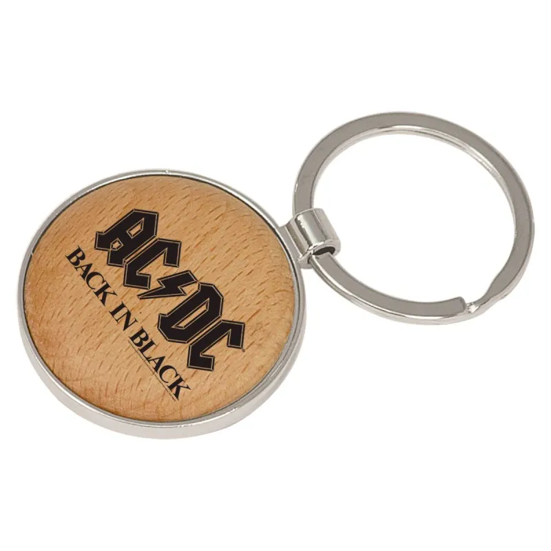 Laser Engraved Maple Keychains sold by AC/DC