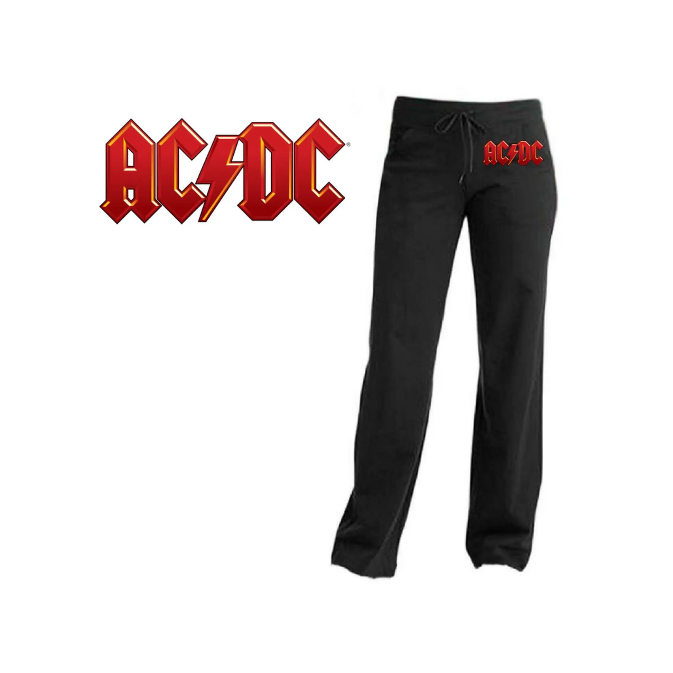 AC/DC Red Logo Yoga Pants sold by AC/DC